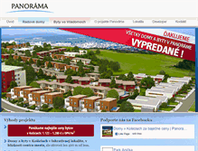 Tablet Screenshot of domy-kosice.sk